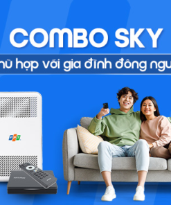 Lắp mạng FPT gói Combo Sky 1Gbps +130 kênh truyền hình HD